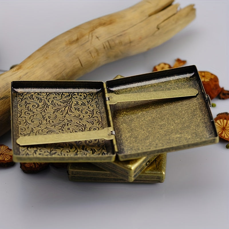 Copper Cigarette Box Case 20 Packs Cigarette Box Holder