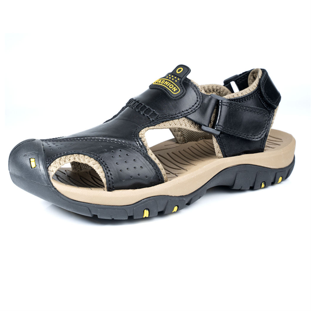 SENBURNY Men's Breathable Closed Toe Outdoor Sandals