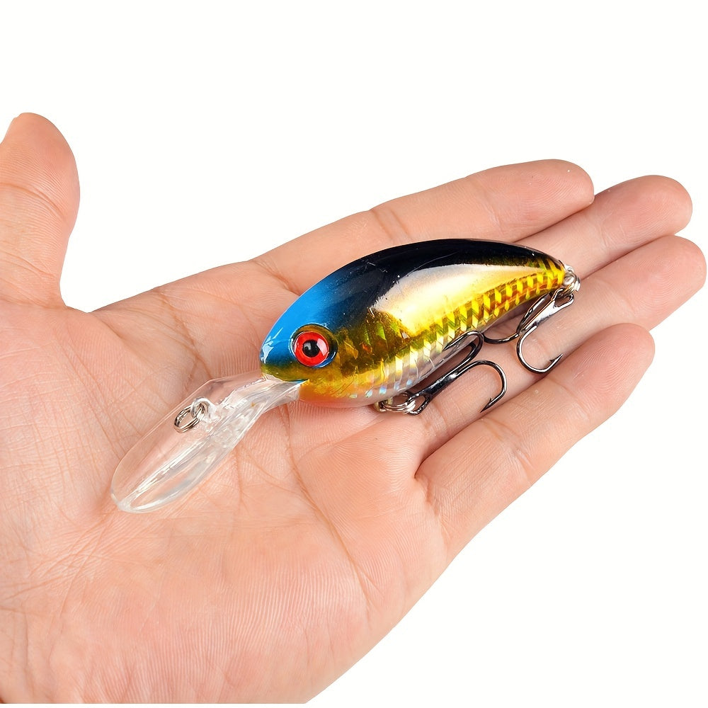 5pcs Crankbait Fishing Lures 3 94inch Big Wobblers Quick Dive Carp Fishing