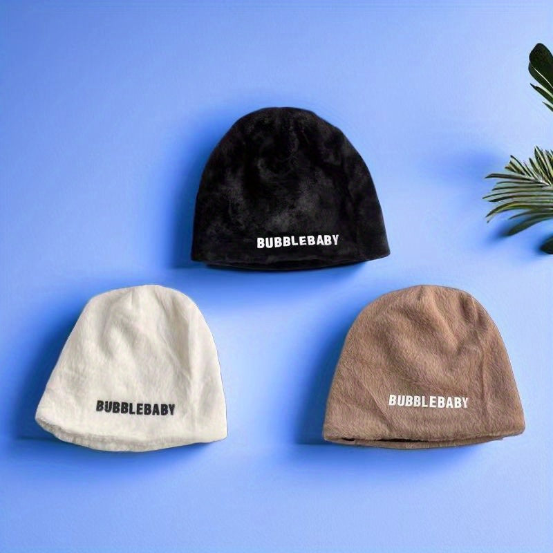 Plush Warm Hat for Winter Outdoor Activities