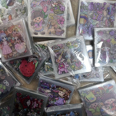 Sweetheart Girl Luggage Stickers Cartoon Decorative Waterproof Notebook Stickers