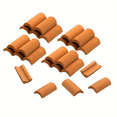 60pcs Clay Roof Tiles 120pcs Assorted Styles DIY Fairy Gardens & Crafts