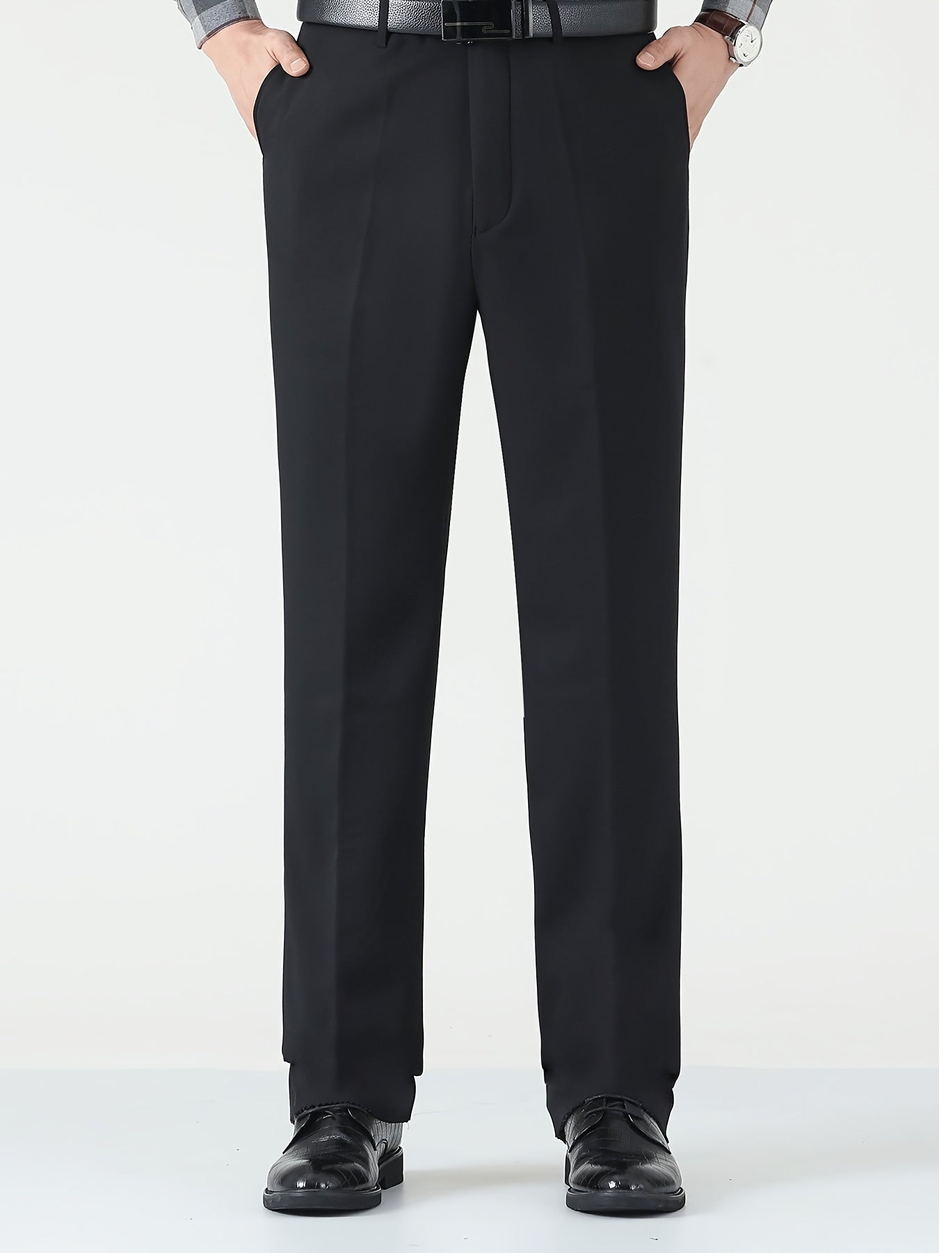 Men's Formal Solid Dress Pants Spring Fall Business