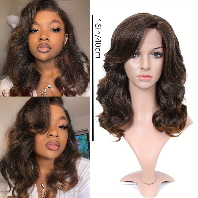 Loose Wave Lace Part Wig Synthetic Heat Resistant Full Wigs For Women