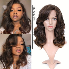 Loose Wave Lace Part Wig Synthetic Heat Resistant Full Wigs For Women