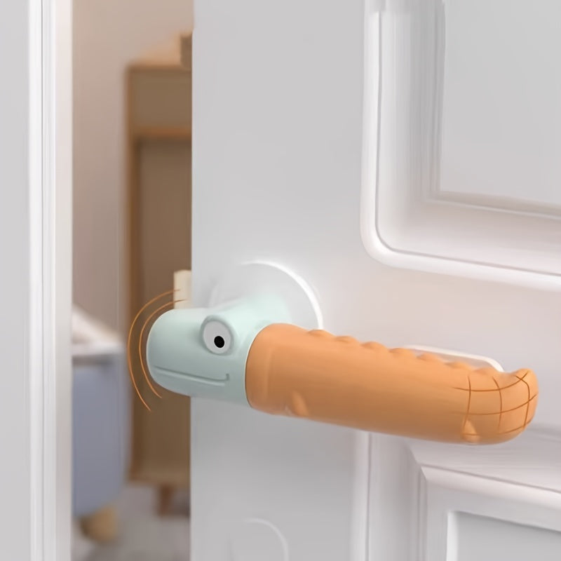 1pc Cartoon Doorknob Protective Cover Anti-collision Mute Cushion