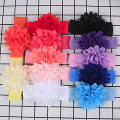 Fabric Mesh Flower Headband for Baby Party