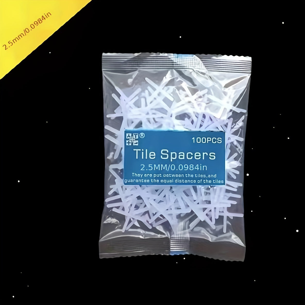 100pcs Tile Seam Positioning Cross Plastic Leveler Cross Clip