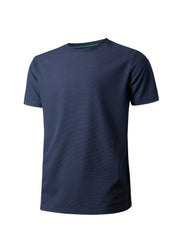 Men's Solid Crew Neck T shirt Casual Comfy Tees For Summer