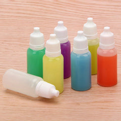 6pcs 15ml Empty Plastic Dropper Bottles for Home & Travel