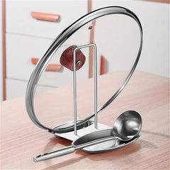 Stainless Steel Lid Rack Stand Spoon Rest