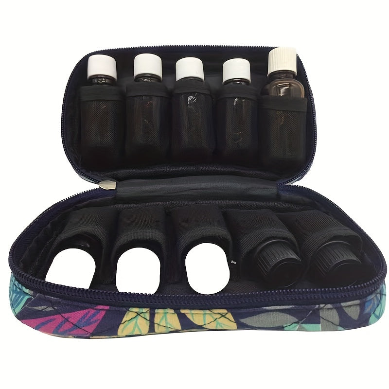 Portable Essential Oils Zipper Pouch for 5-15ml Bottles