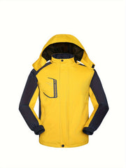 Women's Thermal Windproof Hooded Jacket Waterproof Coat