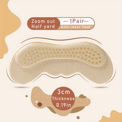 5D Point Adhesive Heel Stickers for High Heeled Shoes