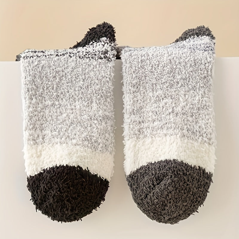 Women's Ombre Fuzzy Socks - Warm Home Floor Socks