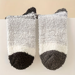 Women's Ombre Fuzzy Socks - Warm Home Floor Socks