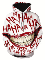 Graphic Print Hoodie for Men