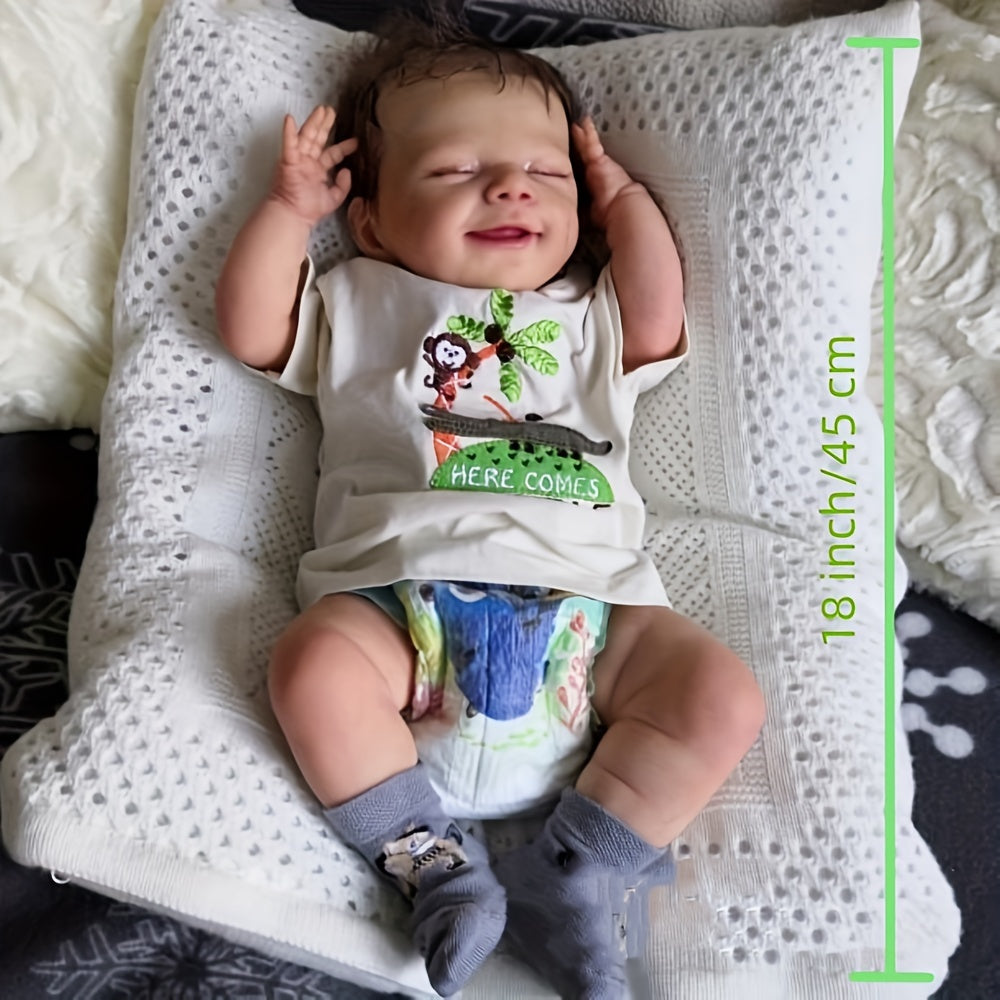 Realistic Newborn Soft Vinyl Baby Dolls Toy For Kids Age 3