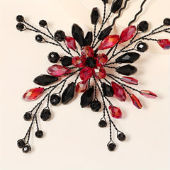 4pcs Crystal U Shaped Hairpin Vintage Bridal Hair Accessories