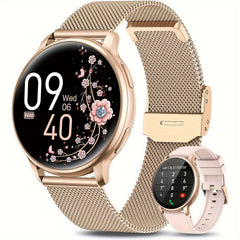 IP68 Waterproof Women's Smartwatch with Health Monitoring