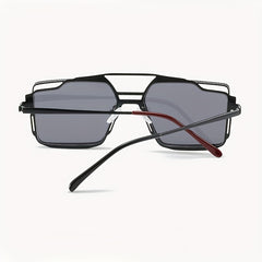 Men's Retro Steampunk Sunglasses Vintage Hollow Square Sunglasses