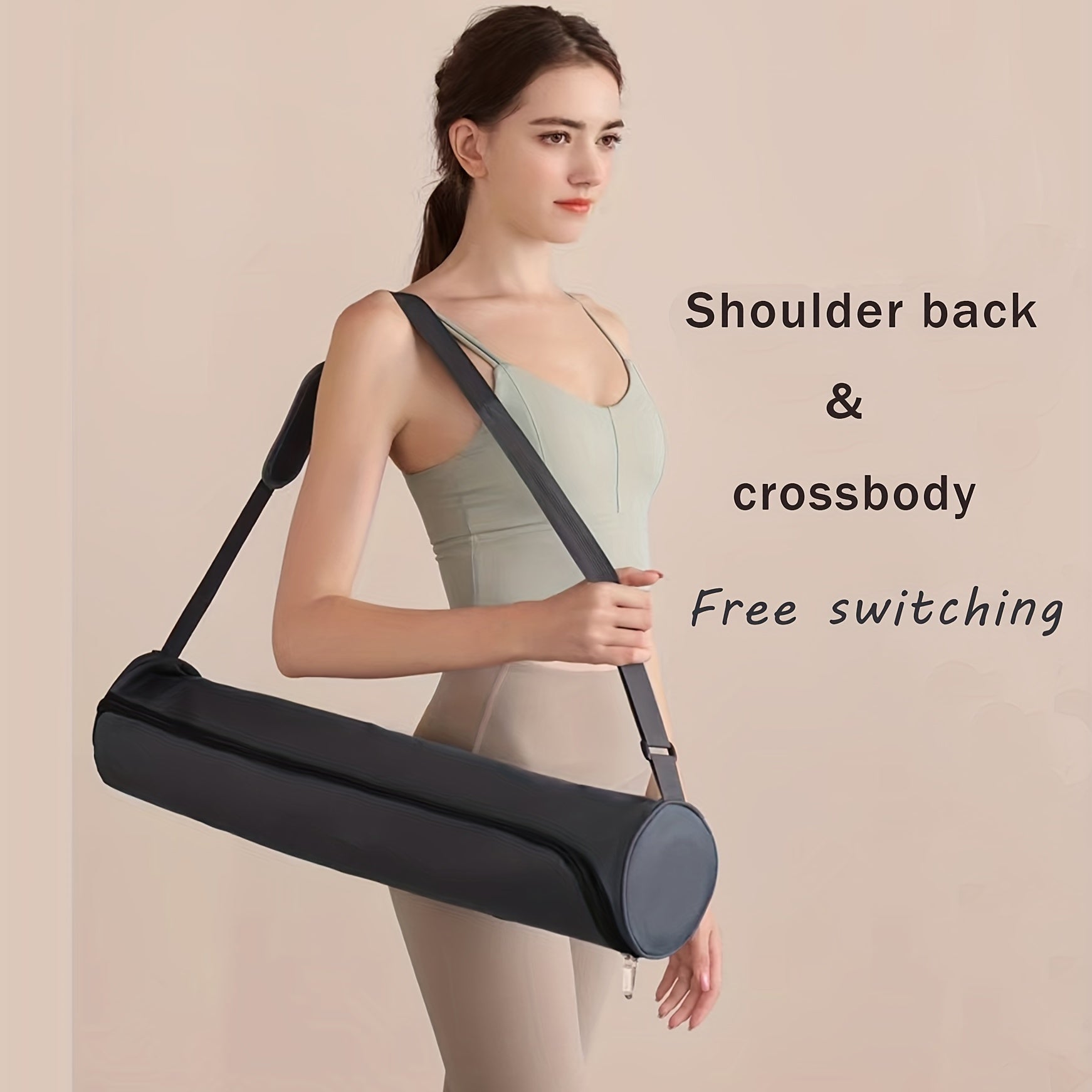 Yoga Mat Storage Bag Large Capacity Backpack