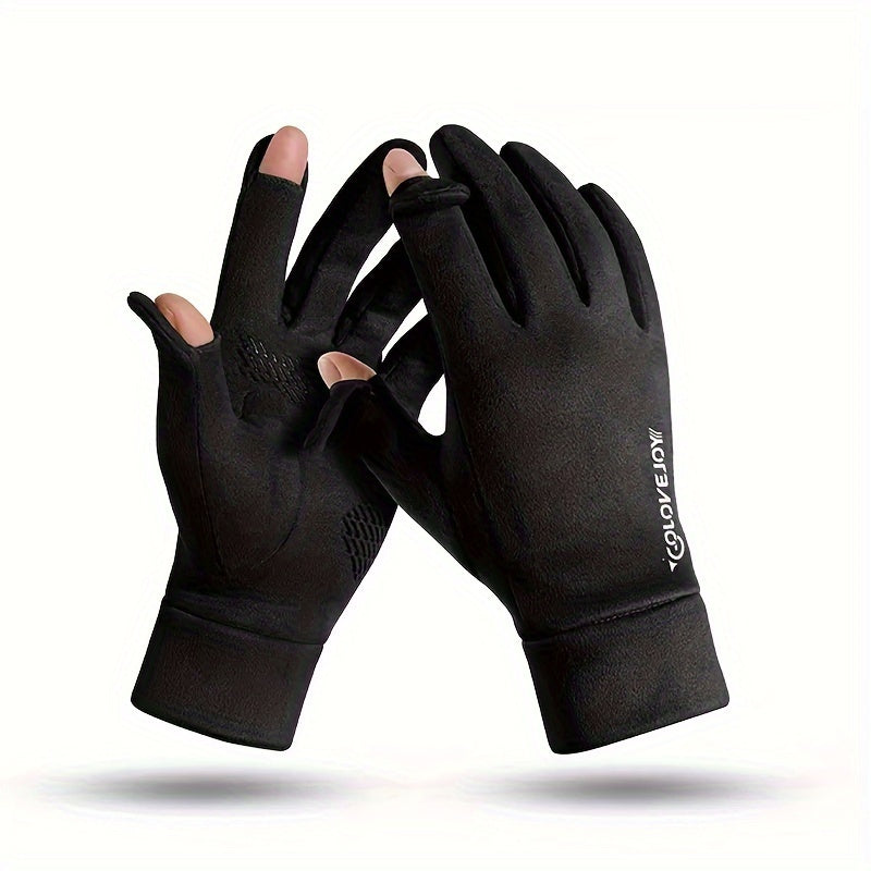 Cycling Windproof Warm Gloves Non-slip Touchable Thickened
