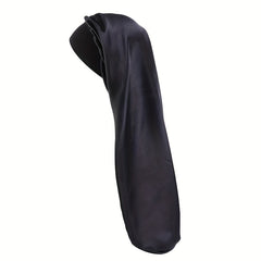 Long Hair Satin Bonnet Soft Hair Bonnet Head Wrap Elastic Turban Hats