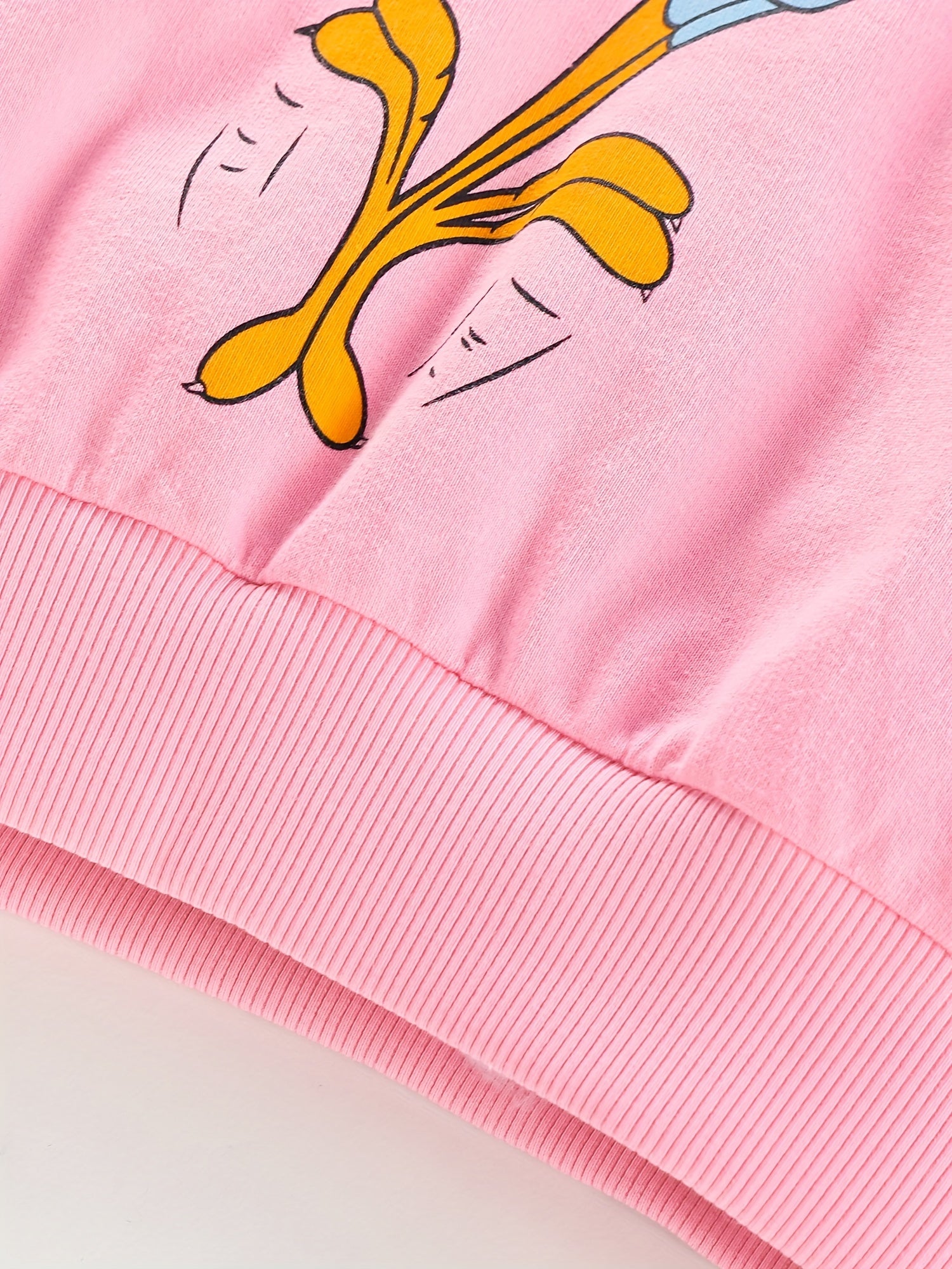 Fancy Duck Graphics Girls' Cotton Sweatshirt Pullover