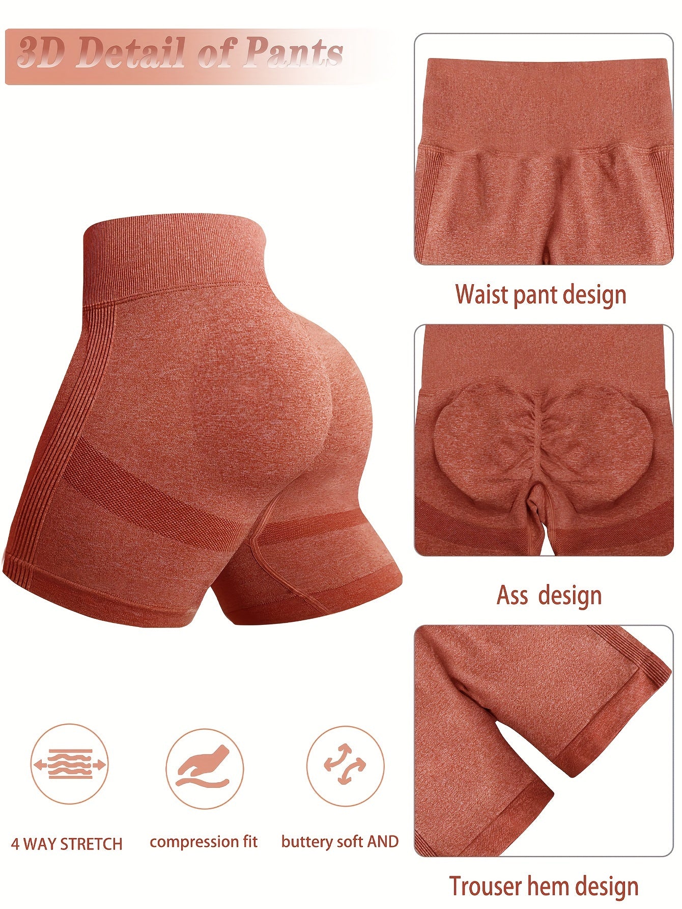 High Stretch Yoga Running Shorts Women's Activewear