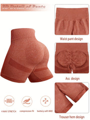 High Stretch Yoga Running Shorts Women's Activewear