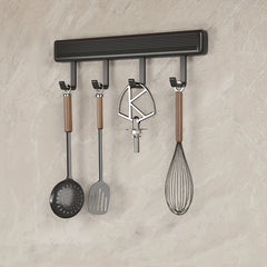 1pc Punching Kitchen Hook Rack Wall mounted Hanging Rod Rack