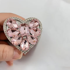 Portable Retractable Love Heart Desktop Airbag Bracket