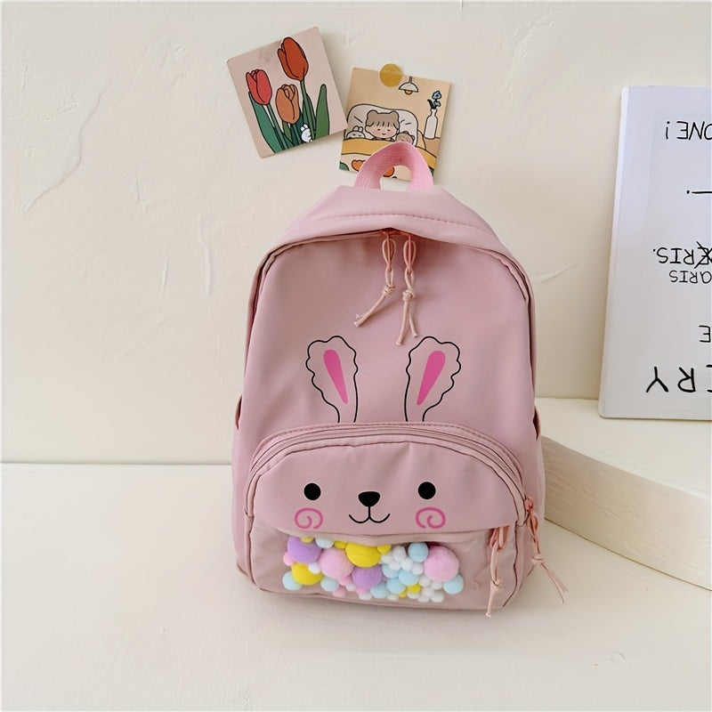 Kids Cartoon Rabbit Backpack Lightweight School Bag