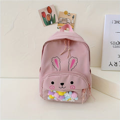 Kids Cartoon Rabbit Backpack Lightweight School Bag