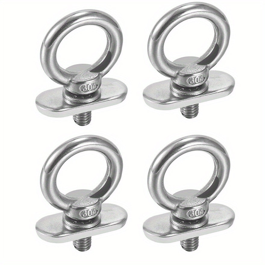 304 Stainless Steel Tie Down Eyelet for Kayaking Bungee Cord & Rope