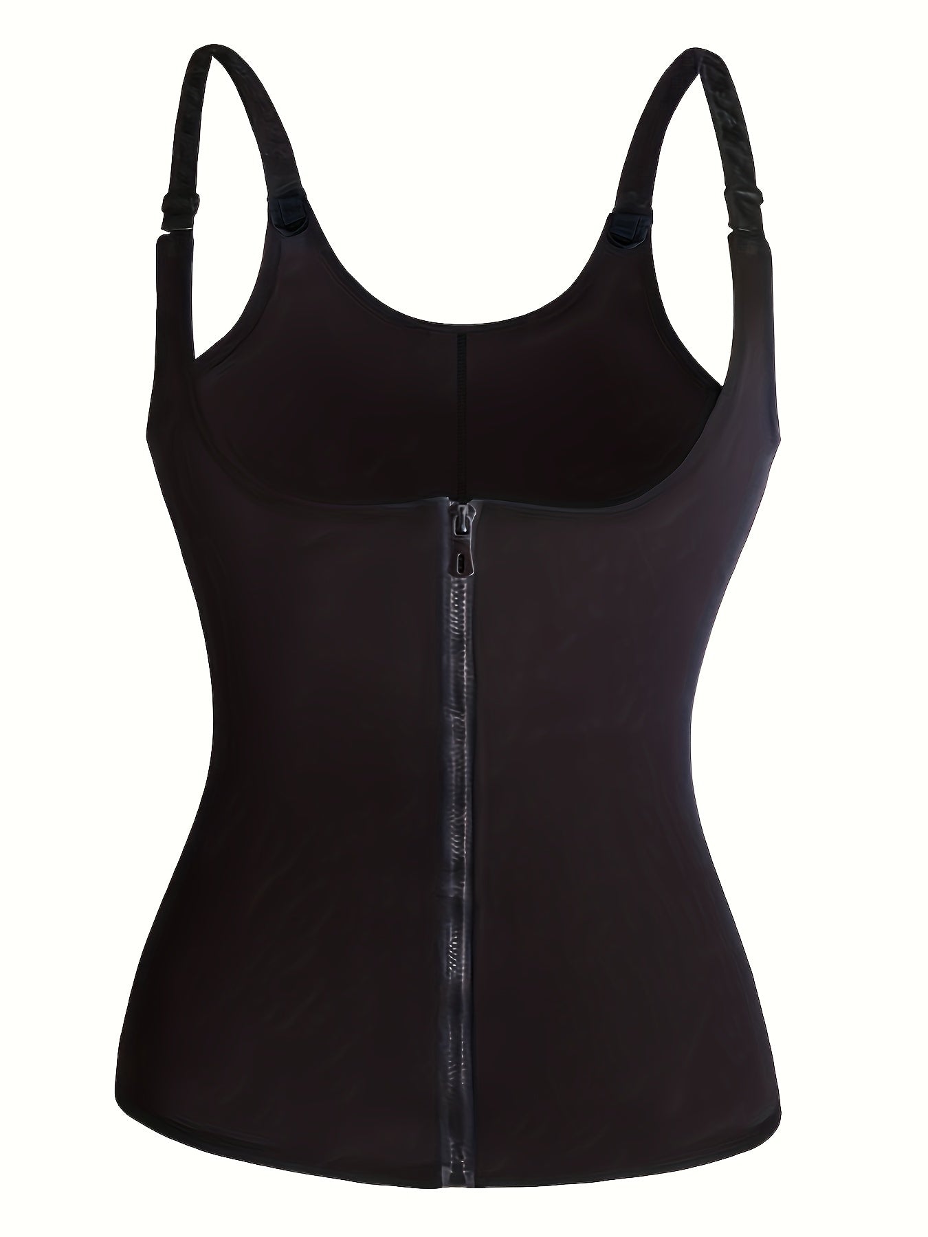 Tummy Control Shapewear Tank Top Zipper Open Bust Corset