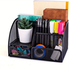 Mesh Pen Holder for Desk Organization at Home & Office