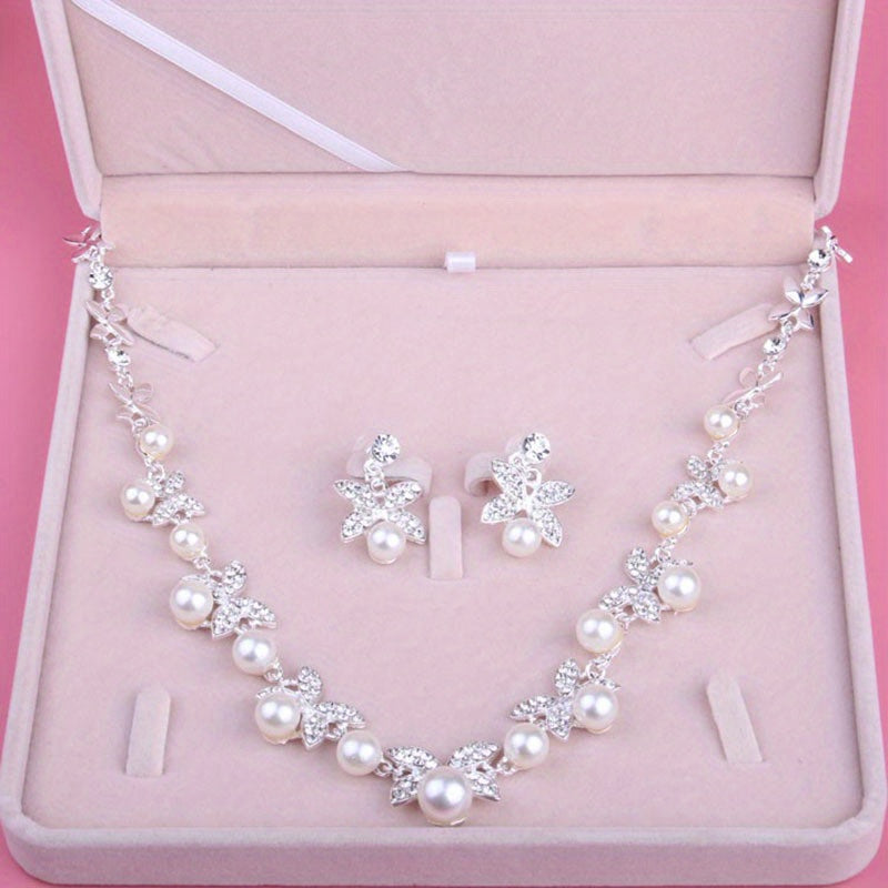 Baroque Crystal Bridal Jewelry Set