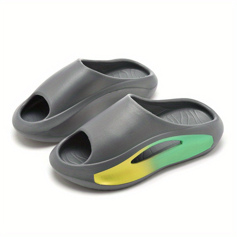 Men's Non Slip Platform Slides Soft Sole Cloud Slides