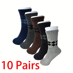 10 Pairs Warm Velvet Socks for Autumn/Winter