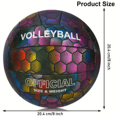 Fish Scale Reflective Volleyball Size 5 for Beach Training