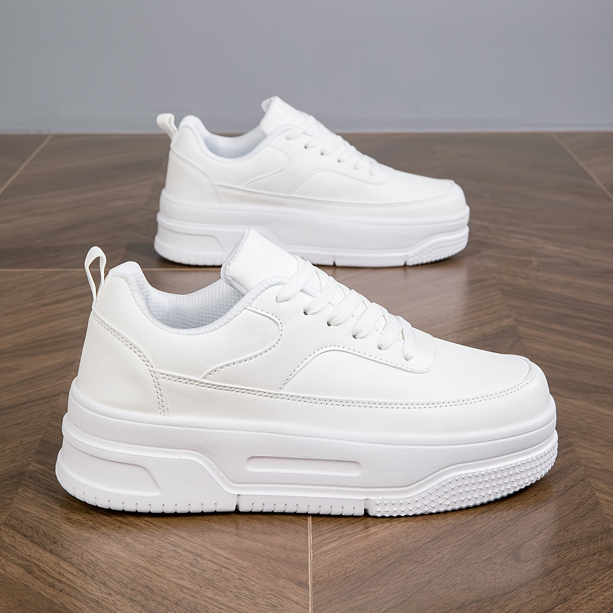 Women's Thick Bottom Skate Shoes Heightening Sneakers