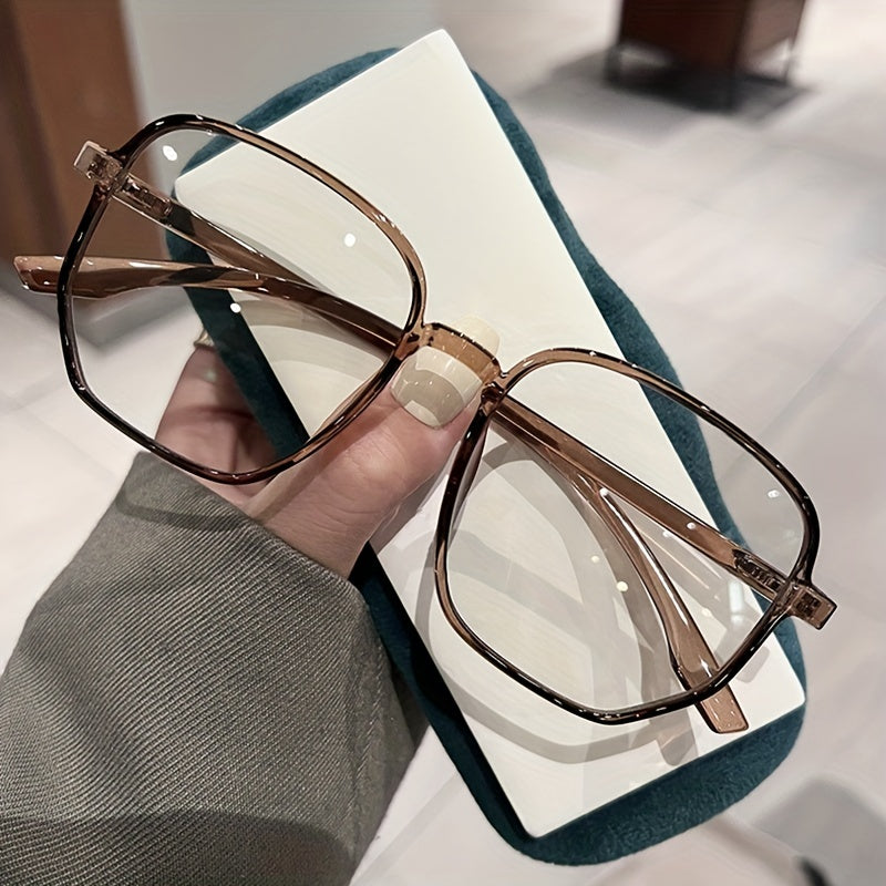 Clear Lens Glasses Women Men Anti Light Glasses