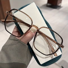 Clear Lens Glasses Women Men Anti Light Glasses