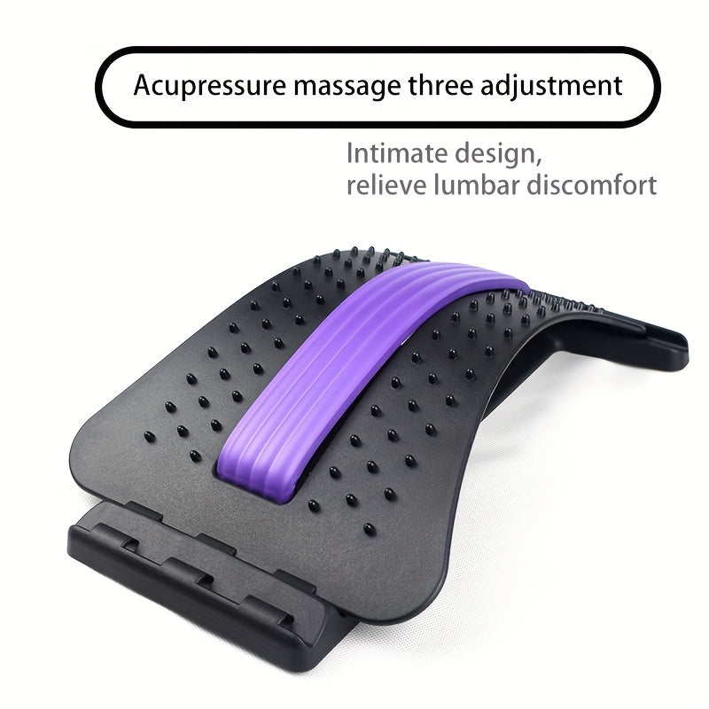 Adjustable Lumbar Spine Stretching Device for Yoga Back Support