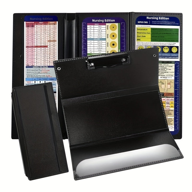 Three fold Clipboard Medical Half fold Board Folder Writing Board PP Material