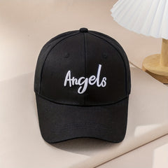 Angles Embroidery Couple Baseball Cap Cotton Casual Sun Hat Unisex