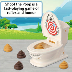 Poop Shooting Family Game Set - Fast and Crazy Fun Game for Boys and Girls