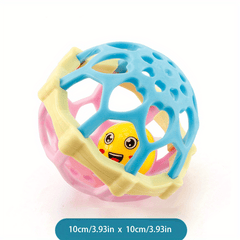Baby Teether Molar Hand Rattle Soft Glue Hand Grab Ball Set Toys